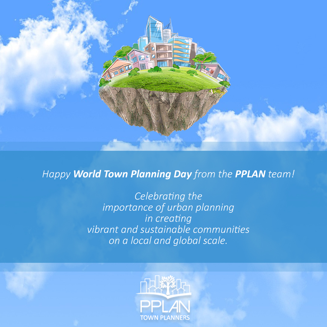 PPLAN_TownPlan's tweet photo. Happy World Town Planning Day from the PPLAN team!

Celebrating the importance of urban planning in creating vibrant and sustainable communities on a local and global scale.

#WTPD2023 #WTPD #WorldTownPlanningDay #urbanplanning https://t.co/93zgPfgsev