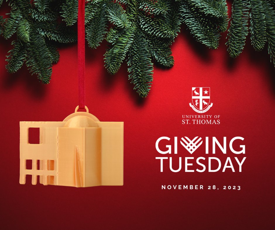 stthomashouston's tweet photo. This year, #GivingTuesday is on November 28. At UST, your Giving Tuesday gift will go to the St. Thomas Fund, supporting scholarships that make a difference in the lives of our students and beyond.
Donate here: https://t.co/eEvWsdDnU0
#USTHouston #USTAlumni #USTCelts #Fundraiser https://t.co/SLq7waT3hF