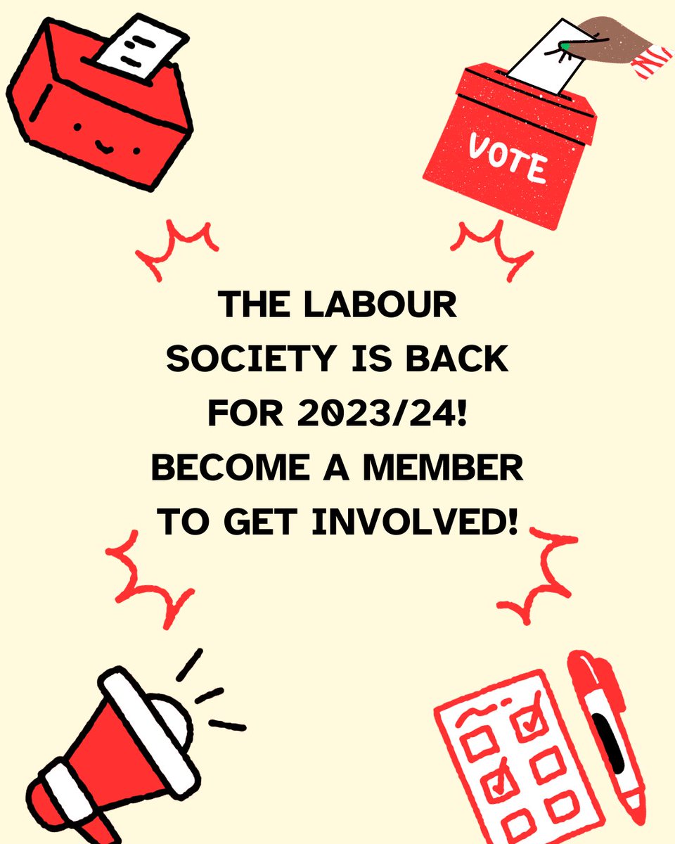 We're back! Become a member, or join our WhatsApp chat if you have questions! Members must be students at QMUL.

lnk.bio/qmlaboursoc