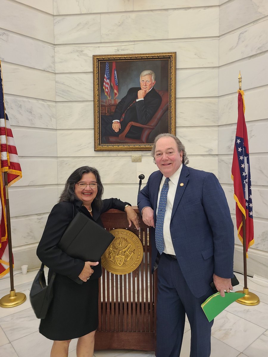 One on my favorite pictures from filing yesterday was with <a href="/RepWhitaker22/">Representative David Whitaker</a>, courtesy of his lovely wife, Lisa. David and Lisa are good friends of mine, and they care deeply about the future we're building here in Arkansas - for every family, every school, and every business.