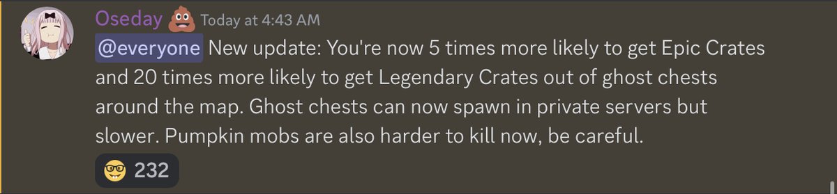 madcitywiki's tweet photo. Crate chances have been updated.
- 5x Epic crate chances
- 20x Legendary crate chances
- Chests now spawn in private servers with a slowed spawn rate
- Mobs from chests have been buffed

https://t.co/TEgqbpLm40 https://t.co/tgNZOPLEQJ