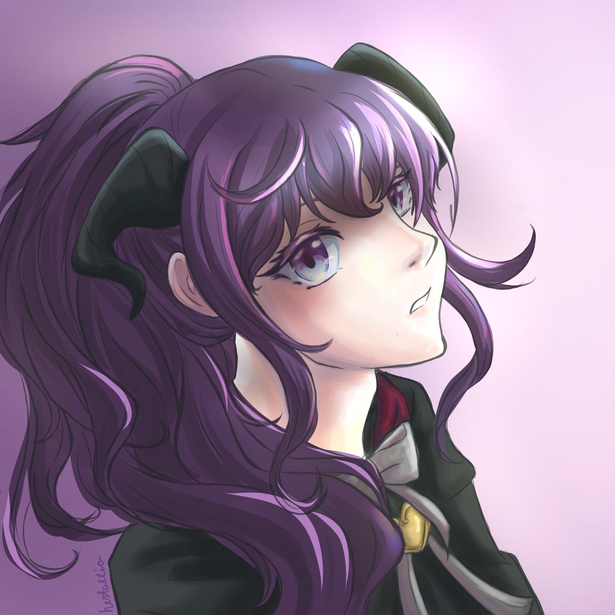 Hestallia's tweet photo. Small practice piece of Mafuyu to try to get back into drawing~

#Prsk_FA https://t.co/VHF8D3fyOG