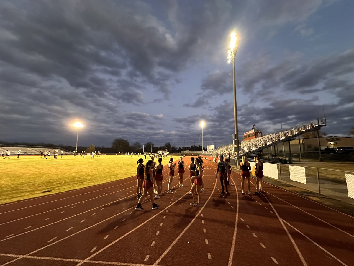 When it’s basketball season and after daylight savings time, but you’re still playing football. You all meet at the field ♥️💛🤍 <a href="/RHS_WarriorsFB/">Riverdale Football</a>