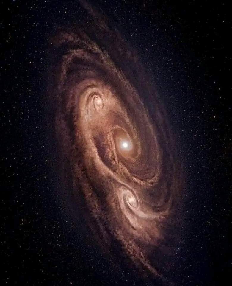 scienceworld224's tweet photo. Monster Galaxy 12.4 Billion Light Years Away. Known as “Cosmos 1” https://t.co/RYcIMC0bqF