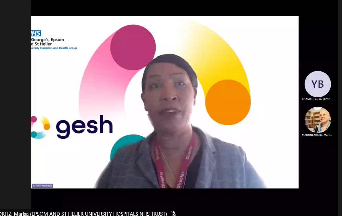 Day 2 of the @epsom_sthelier, <a href="/SurreyDownsHC/">Surrey Downs Health and Care</a>, <a href="/SuttonHandC/">Sutton Health and Care</a> and @StGeorgesTrust #ACPWeek celebrations! An online webinar today expertly hosted by Lead ACP <a href="/YvetteBoamah/">Yvette Boamah</a>. Opening remarks from  <a href="/tsammatthews/">Theresa Matthews</a> and a recorded message from Group Chief Nurse <a href="/arlenewellman64/">Arlene Wellman</a>!