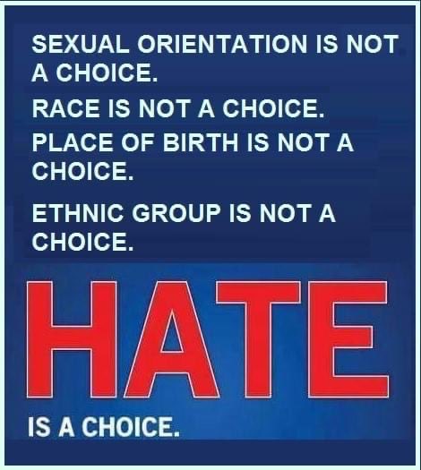 mycatslovemetoo's tweet photo. @TizzyEnt Hate is a choice! https://t.co/JbmcMfDTMd