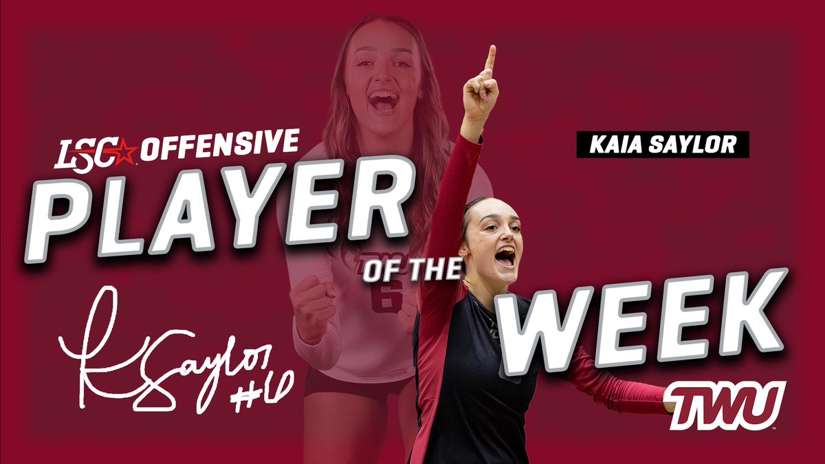 𝙋𝙇𝘼𝙔𝙀𝙍 𝙊𝙁 𝙏𝙃𝙀 𝙒𝙀𝙀𝙆 ✨

Senior <a href="/kaiasayl0r/">kaia</a> excelled last week, leading the Pioneers to a 2-0 weekend in LSC play! She hit .449 and recorded 41 kills across two matches! 

#PioneerProud | #HTH