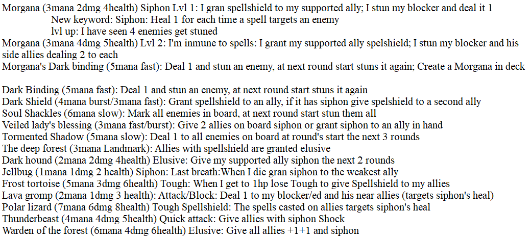 So, now that the veiled protector is a card that's probably teasing #Morgana in #LegendsOfRuneterra here is the concept I did a while ago for her (it was planned to be a demacia/targon champ (all the followers are creatures from the deep forest in the mage seeker))