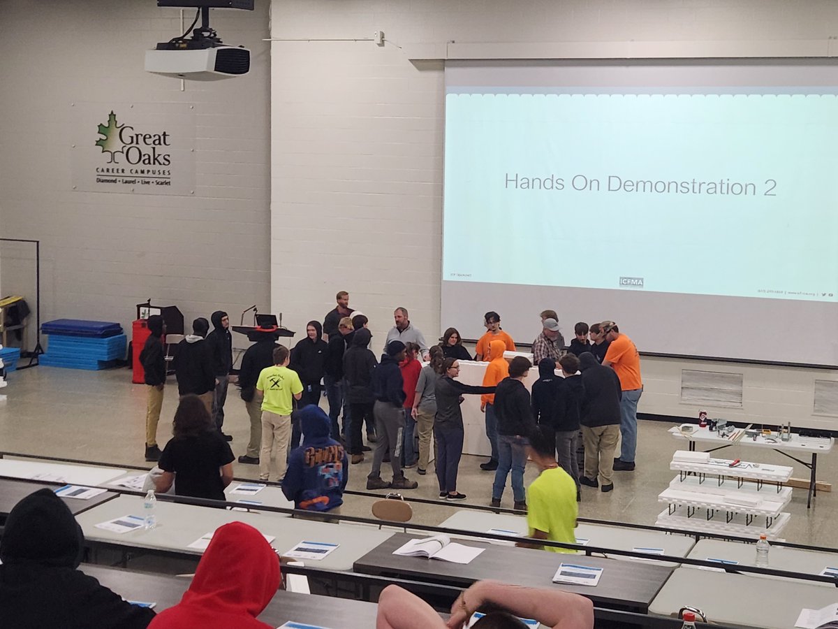 ICF training from the ICFMA, Ohio Concrete and the NRMCA! This educational ICF training event at the Oaks Vocational School offers students the opportunity to earn credits toward their graduation requirements in the state of Ohio!