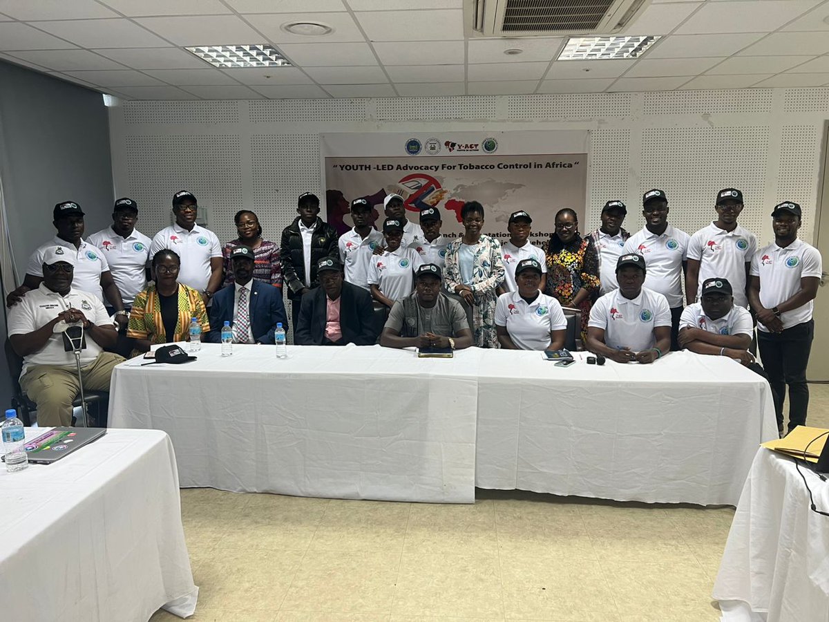 KodahMoses's tweet photo. NAYE Believes that Tobacco money is 'BLOOD MONEY'' we join the coalition to advocate on policies to ristrict the importations and use of tobacco product in Sierra Leone. save our youth @PresidentBio @Amref_Worldwide @BillGates @GlobalYouthNet3 @SpeakUpAfrica1 https://t.co/q7TltHW5kA