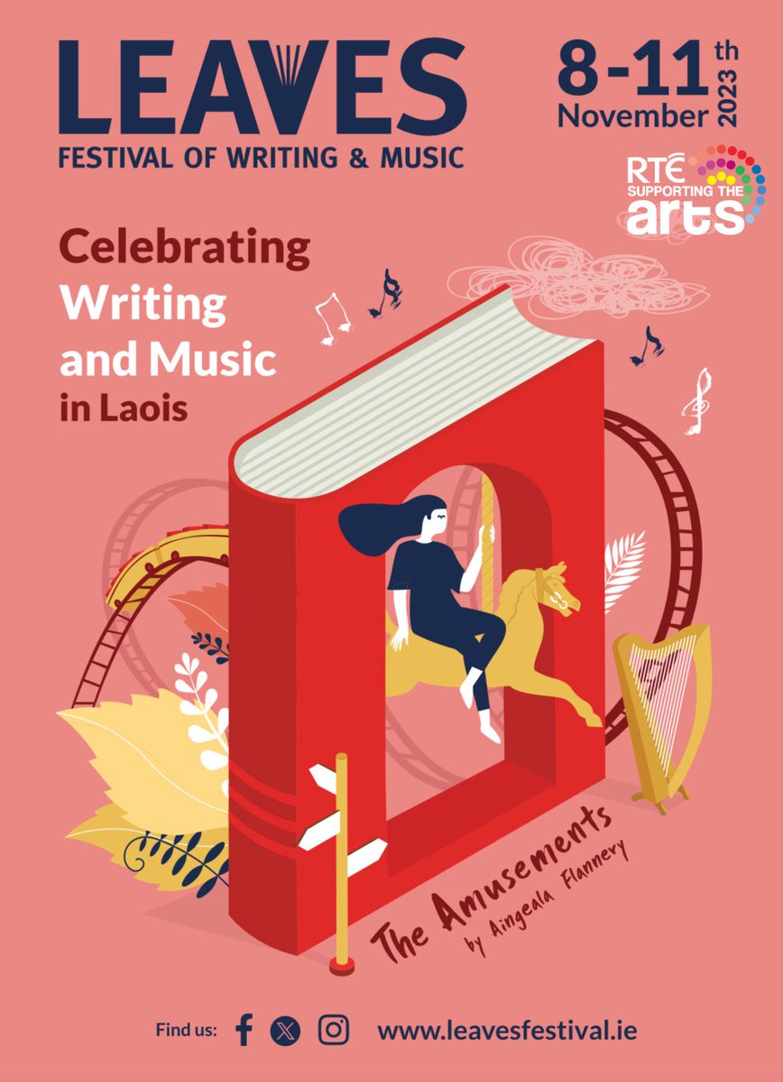 ✨ RTÉ Supporting the Arts ✨ ✨The @leavesfestival of Writing and Music 2023 📅 November 8th-11th 📍 Laois 👉More details and booking: leavesfestival.ie #RTESupportingtheArts #leavesfestival