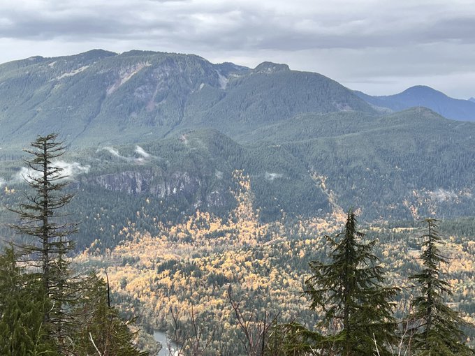 2 pic. Spent my 32 Birthday hiking through the Cascades. Did this hike over two days. The first day I