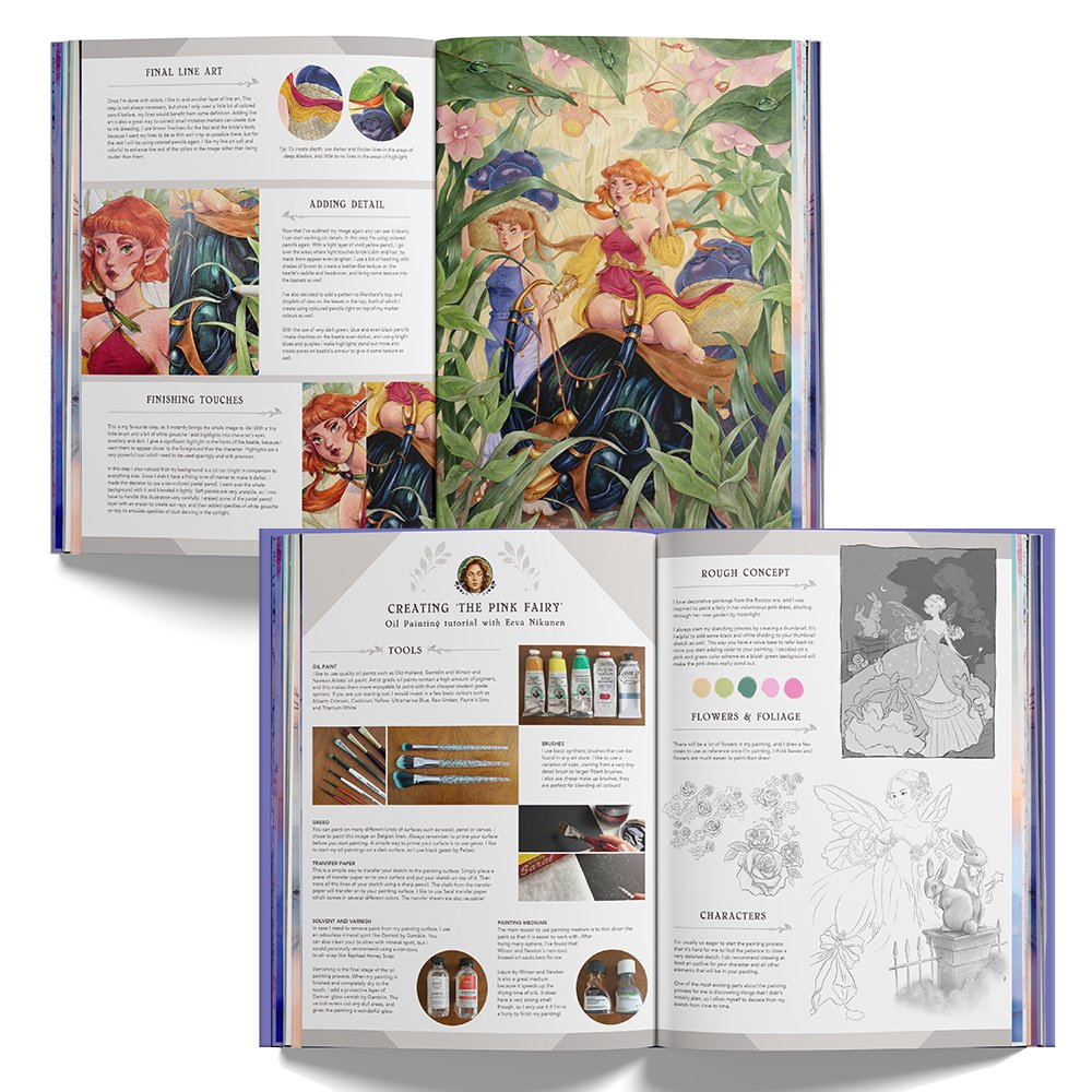 The Mystic Glade Kickstarter ends November 9!

The final stretch goal will unlock a book upgrade featuring gold foil stamping on the covers and gilded pages✨

For more info check out the project here!⬇️
https://t.co/kFGOMFYUUK 