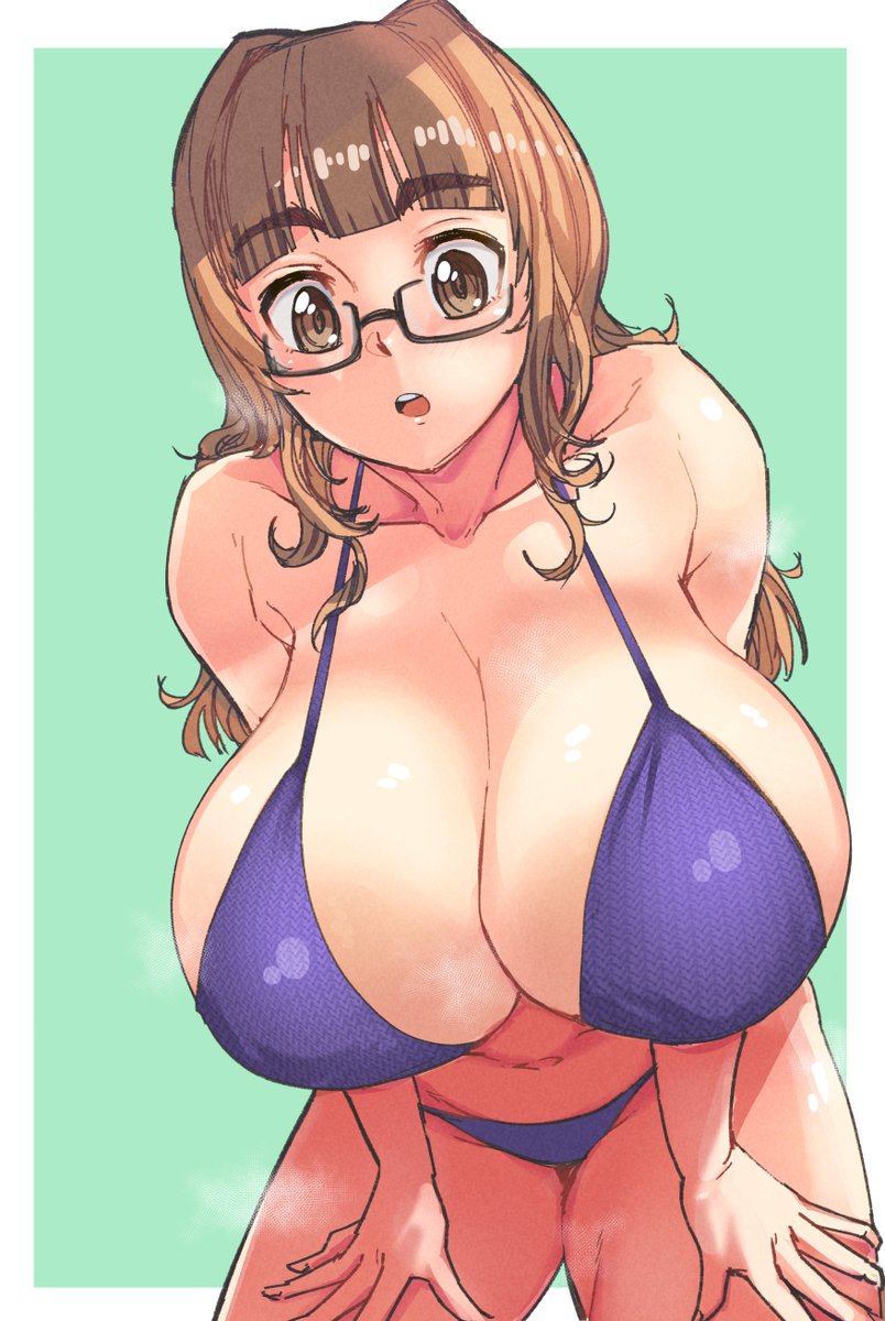 #いいおっぱいの日
下向きに重力ある感じの描きたい 