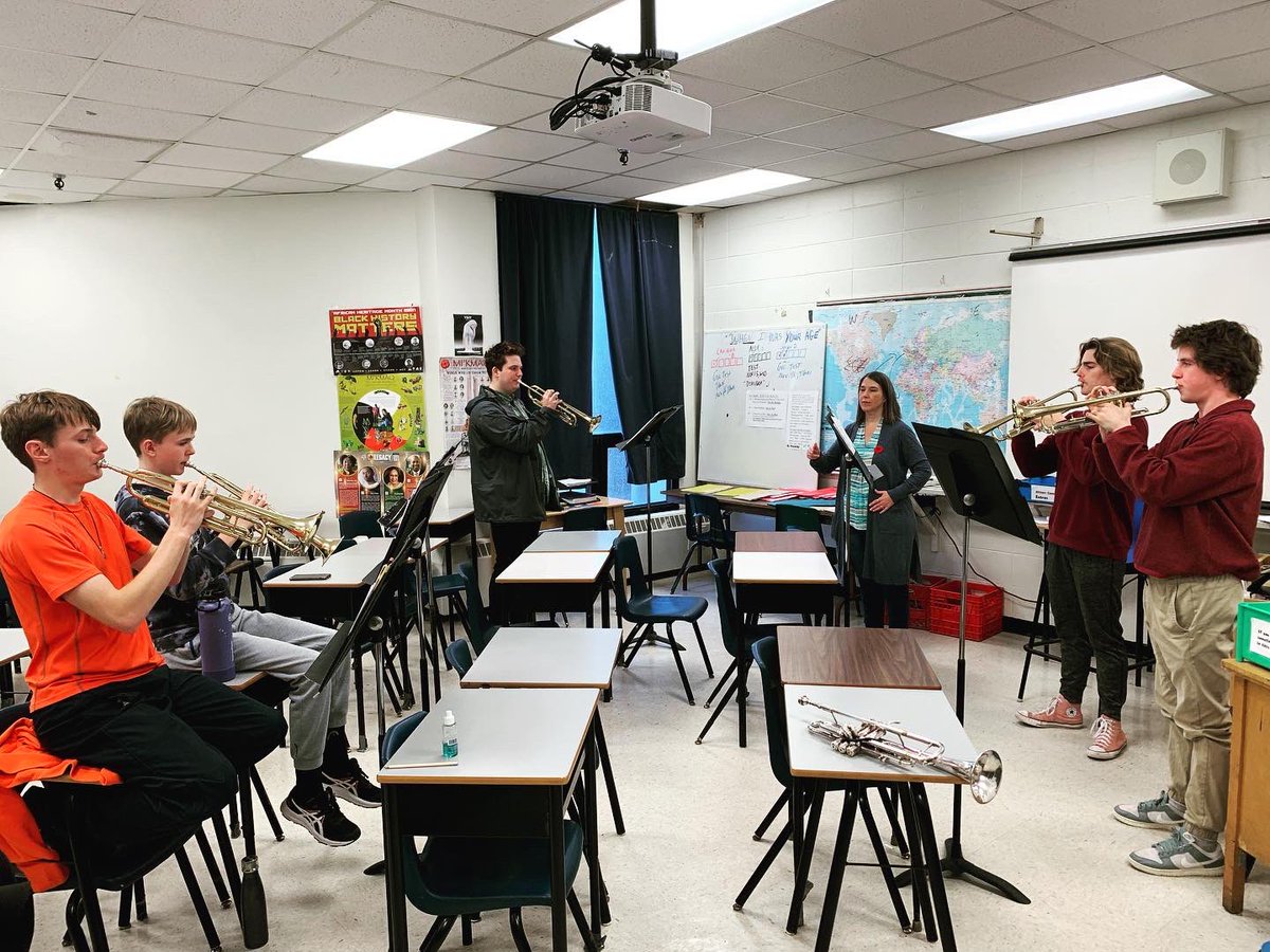 Great to have so many instrumental clinicians in the area. The symphonic band had an excellent time learning from these experts! #cecmusic #cecalumni #nsmusiced #concertband #cec #music <a href="/CEC_news/">Cobequid Educational Centre</a> <a href="/NSBandAssoc/">NS Band Association</a> <a href="/CCRCE_NS/">CCRCE</a> <a href="/nseducation/">NS Education and Early Childhood Development</a> <a href="/NSMEC4/">Nova Scotia Music Education Council</a> <a href="/GaryAdamsCCRCE/">Gary Adams</a> @Cobequid_FoSS