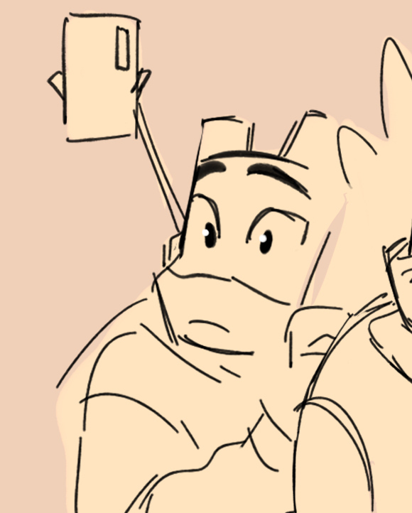 iatekawa's tweet photo. I LOVE DRAWING HIM IN HIS CURIOUS CAT MODE https://t.co/0gW9KGhcSD