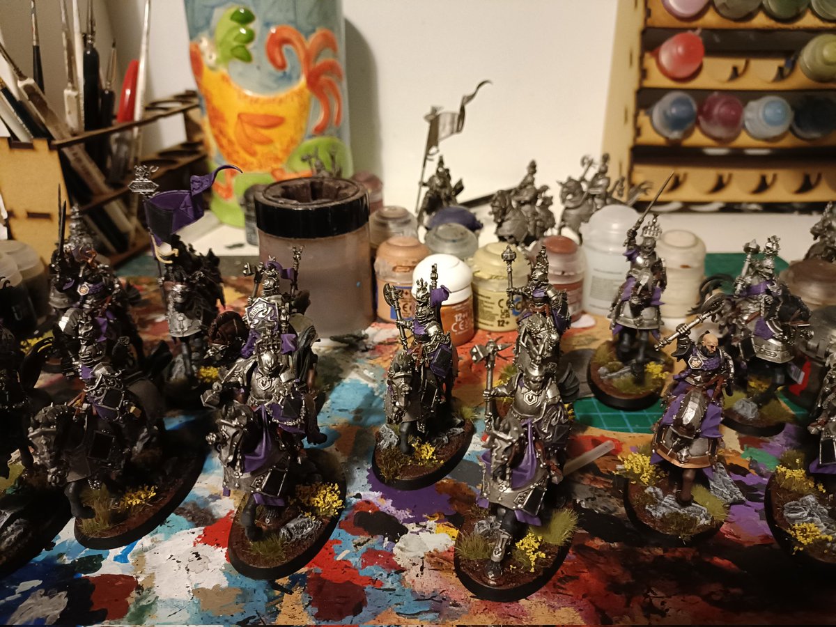 Not the best photos or the best paint paint job but I'm really happy with  how these have turned out. Just 15 more to go.