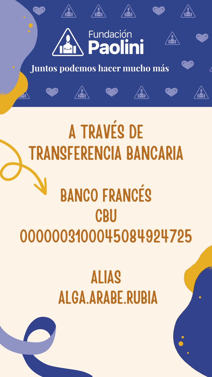 Fund_Paolini's tweet photo. Les dejamos los datos por si pueden colaborar, para que juntos compremos la puerta que se necesita. Gracias!! 
https://t.co/hDoyUjoVcL https://t.co/Pjx83mWBJv