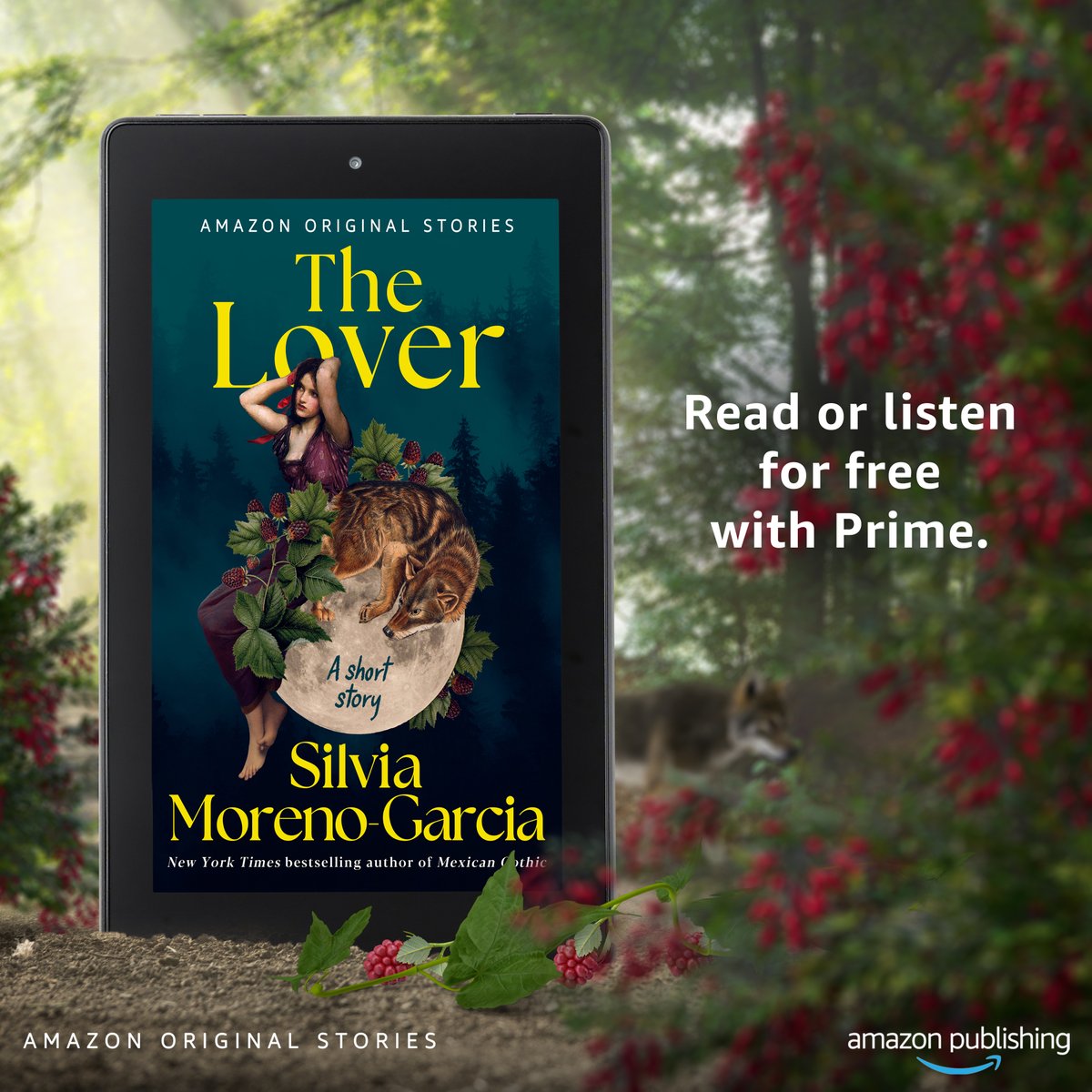Go deep into the heart of the forest in this wickedly dark short story by @silviamg, the bestselling author of Mexican Gothic. Read and listen for free with Prime. Amazon.com/TheLover
