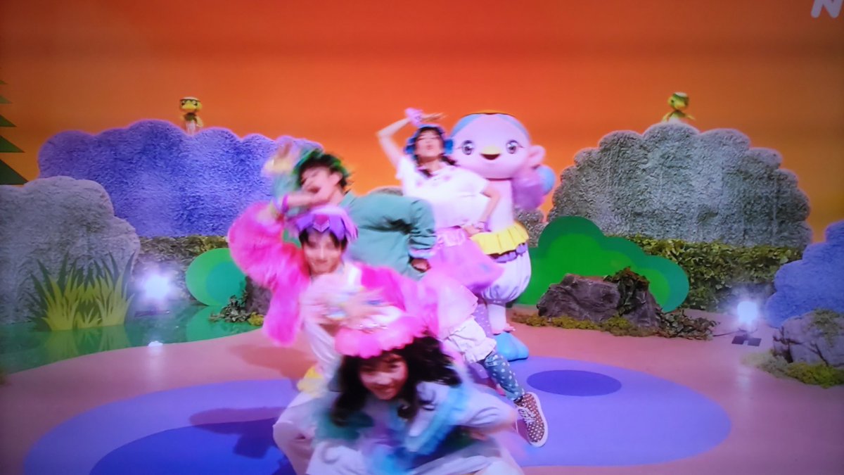 今朝のおかいつの『かっぱなにさまかっぱさま』、 みんなでEXILEのChoo