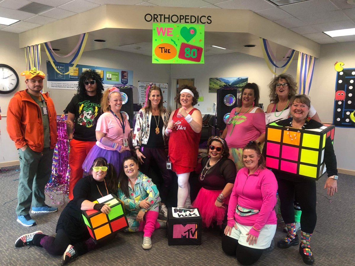 WeAreConfluence's tweet photo. Halloween might be over, but we just had to show off our costumes! 

#community #local #weareconfluence #healthcare #halloween #teammembers #joinourteam #funatwork #bettertogether https://t.co/5sZuVK5PXX