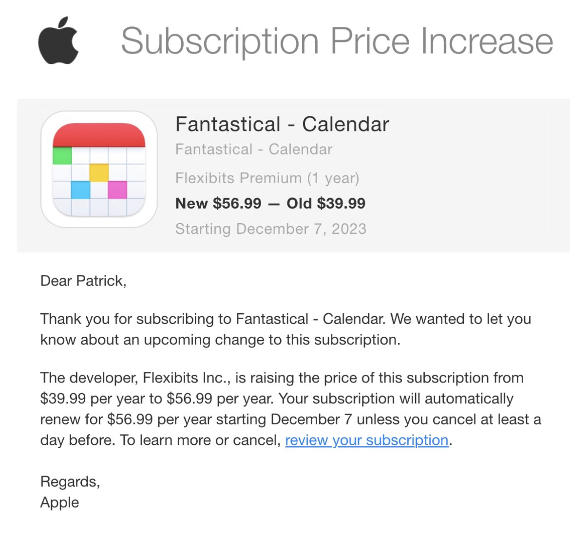 Why the 40% increase <a href="/flexibits/">Flexibits</a> ? That is astronomically steep. Can you imagine this increase if you went to McDonalds or for a new car or house? You’d freak out.  Explain. #apple #greed #apps
