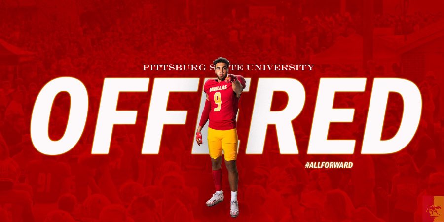 After a great call with <a href="/CoachCJohnson43/">Chase Johnson</a> I’m beyond grateful to have received my first scholarship offer to play for <a href="/GorillasFB/">Pitt State Football</a>! Look forward to being up to Pittsburg soon! #R4TB <a href="/SpecialTeamsU/">Special Teams U™</a> <a href="/CoachRod91/">Juan Rodriguez</a> <a href="/WesternerFB/">Westerner Football</a>
