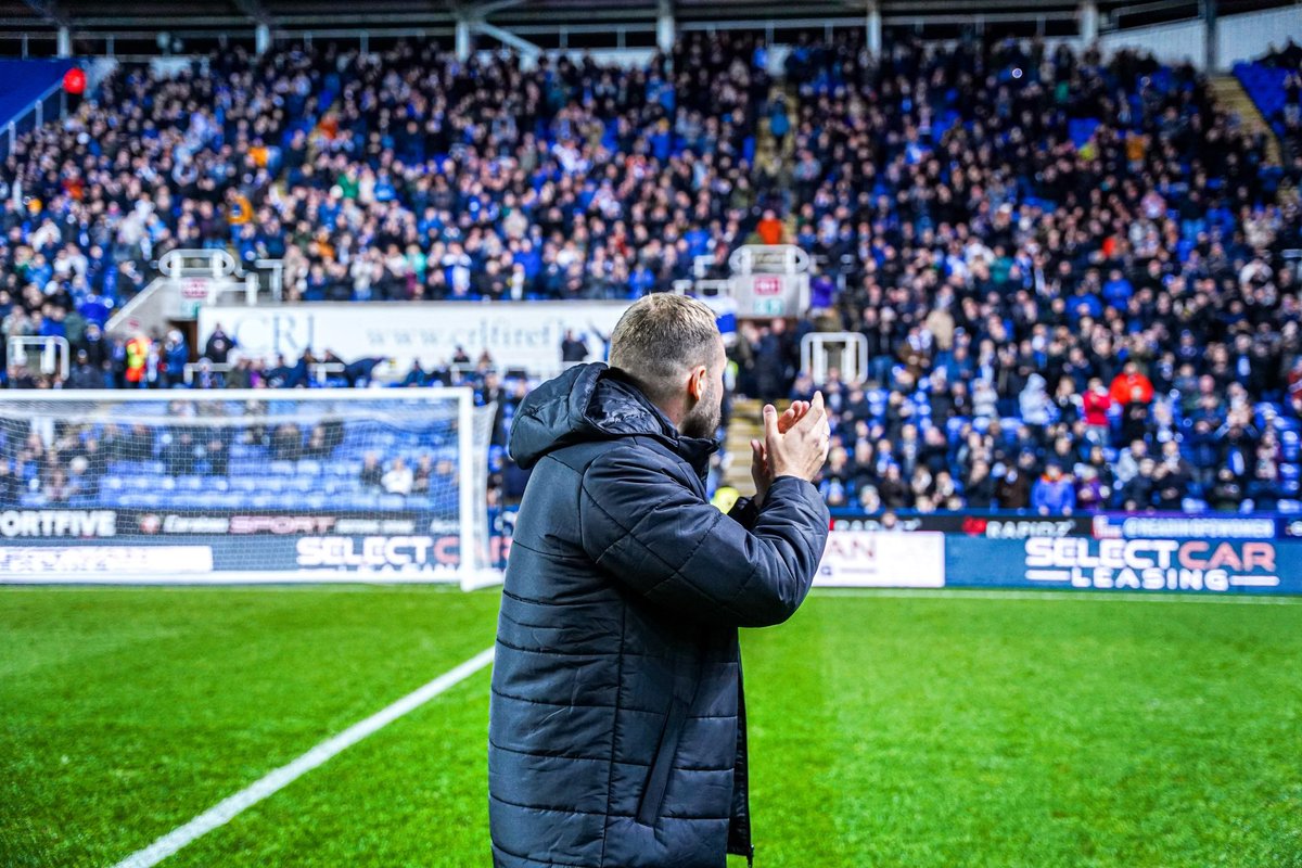 What a feeling to be back at a game, what a fan base and what a club. Thank you⛽️💙 @Official_BRFC