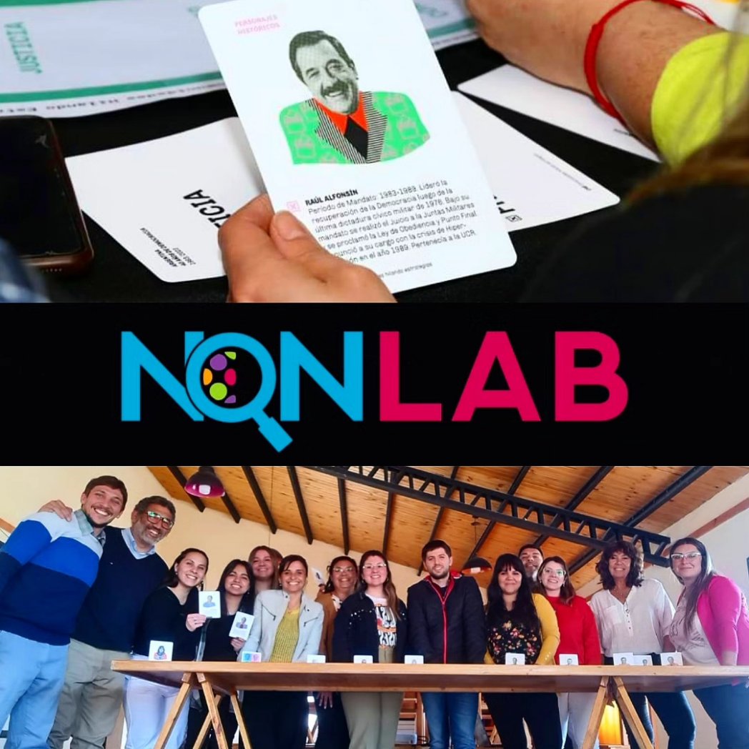 NQN_LAB's tweet image. Taller de #DemoFuturidades 🔮 en @ZapalaCiudad junto al equipo del #ZapalaLab con las Cartas de los #40AñosDemocracia del @MetodoChe ❤️‼️

#ConstruyendoCiudadanía
#InnovacionPublicaAbierta 
@min-najnqn