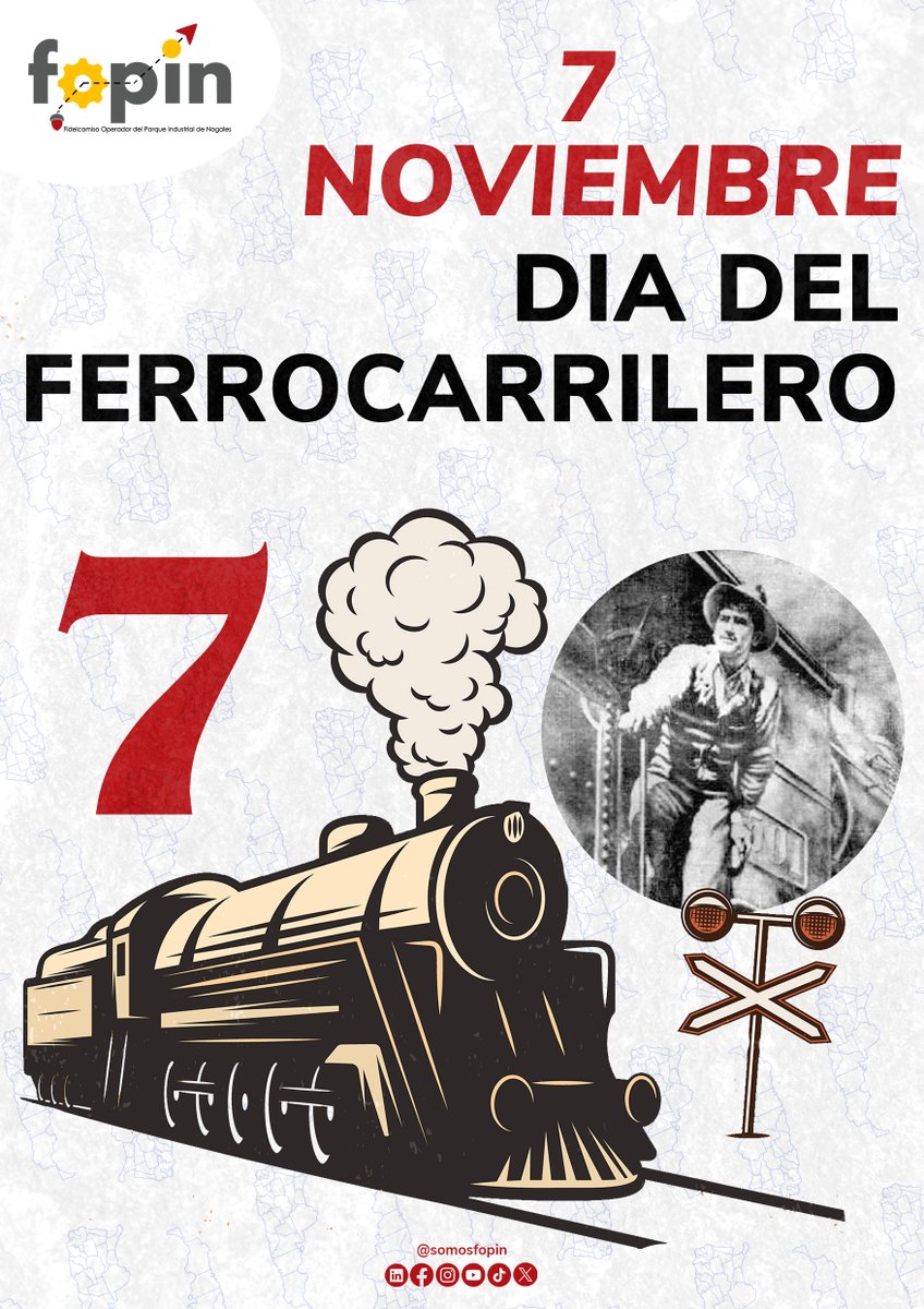 somosfopin's tweet photo. #DiaDelFerrocarrilero 🚂 | Honramos a los valientes ferrocarrileros en el 117º Aniversario de Jesús García Corona. Su sacrificio y compromiso construyen el progreso de nuestra nación. ¡Respeto a su labor incansable! 🇲🇽👷‍♂️🚆 #HéroesDelFerrocarril https://t.co/yo3Yl25DhF