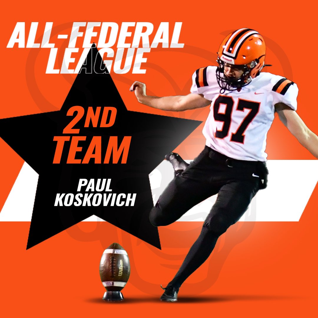 Congratulations to our Vikings who earned Second Team All-Federal League honors for the 2023 season!
🏈Carson Dyrlund
🏈Bryce Roach
🏈Paul Koskovich