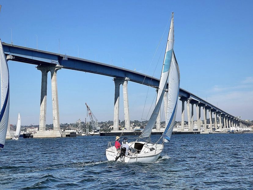 A bad day sailing beats a good day working! Thanks to @seaforthsailingclub for sharing their photo taken near the Coronado Bridge.