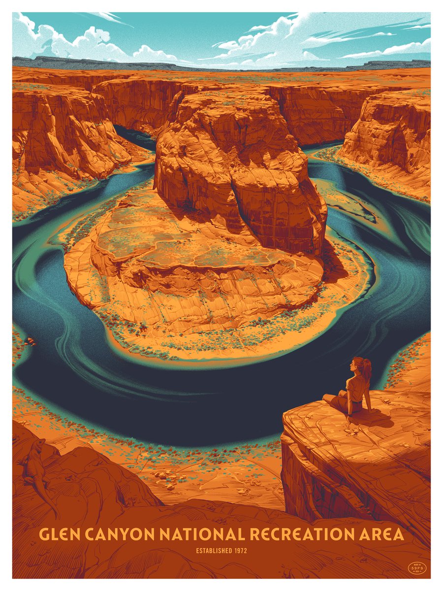 So hyped that the <a href="/fiftynineparks/">59 PS</a> poster shop is back up and running! Working with them has resulted in some of my favourite work over the past couple of years ♥🏜