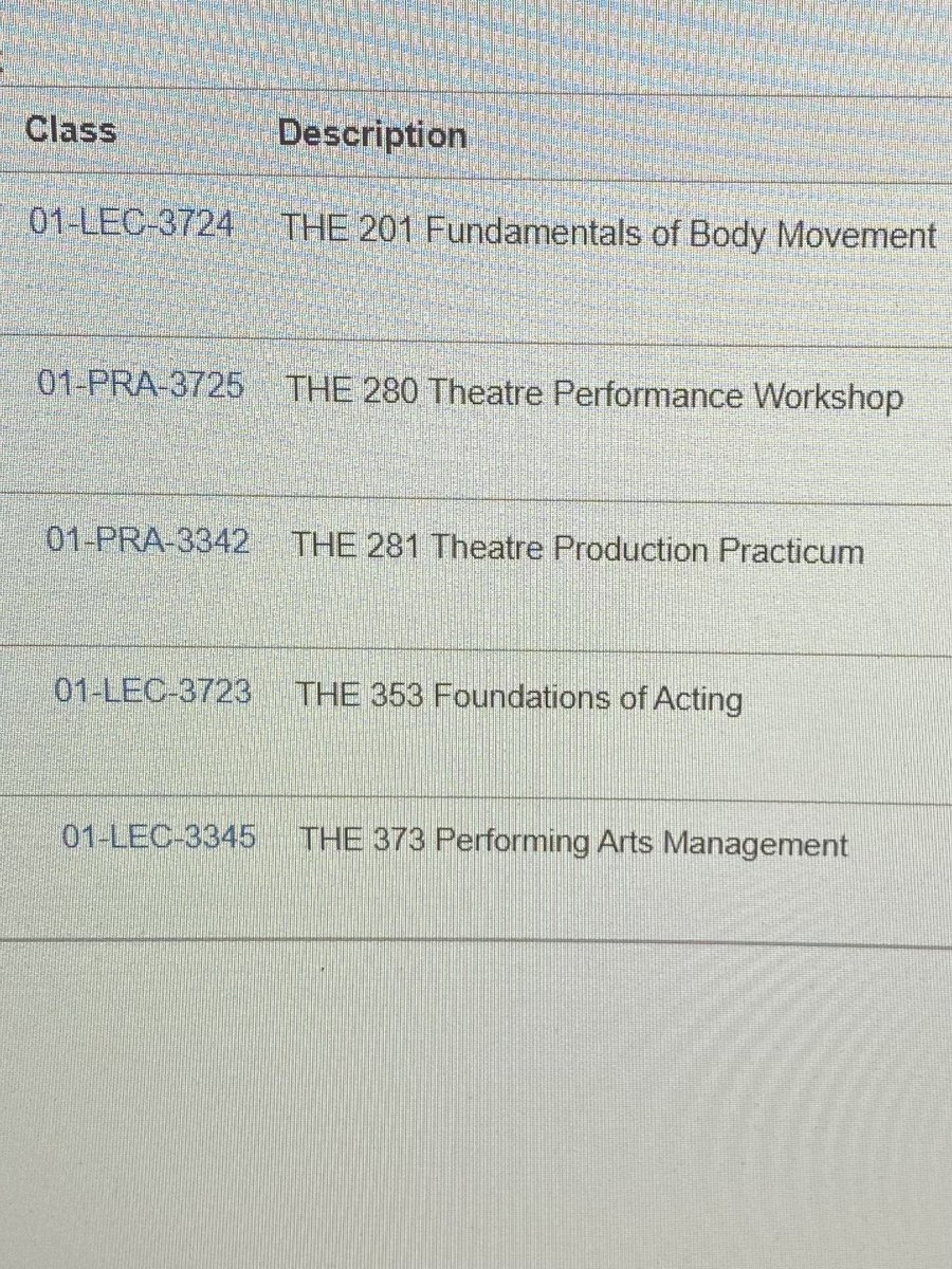 Proud mama moment when your daughter signs up for the last 5 classes she needs to take to get her degree in Film and Theater Arts. #TheaterArts #SpringSemester #SoonToBeCollegeGraduate #FutureFilmWriter #FutureFilmDirector 
#FutureActor 
#FilmAndTheater