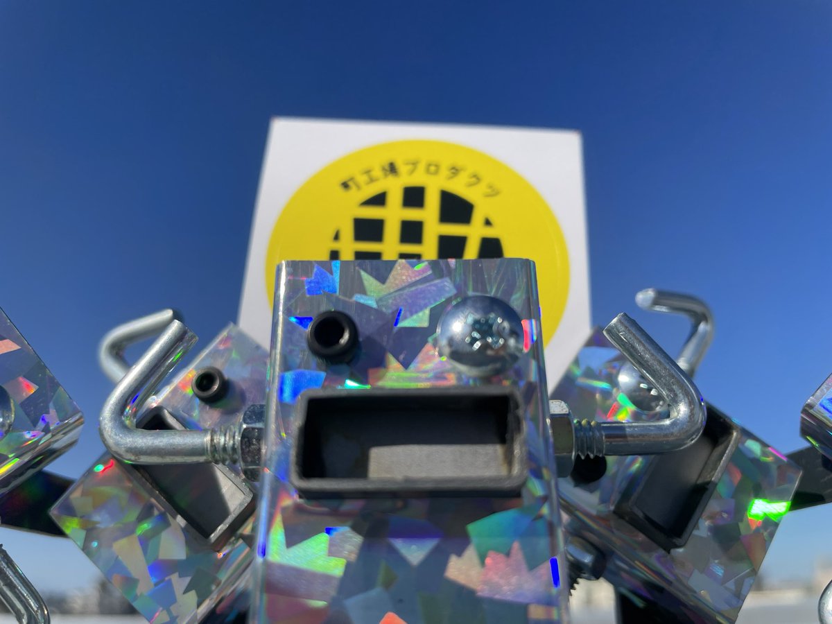 maeda_sns's tweet image. アーイェー‼︎

角パイプの #ギラ蔵 です!

川口市は雲一つない晴天☀️
めっちゃ気持ちがいいです✨

今週末11/11は #渋谷ロフト の #ワークショップ に僕らが登場します！

よろしくお願いします！

アーイェー‼︎

#ミニ蔵 
#カク蔵 
#町工場プロダクツ 
#企業公式相互フォロー