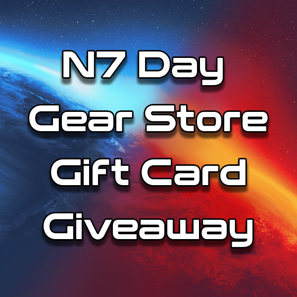 Celebrate #N7Day with a print of our new #MassEffect art! We are giving away ten $100 USD gift cards to the @BioWareGear store. To enter: -Follow @BioWare -RT and comment on this post Winners will be drawn and contacted Nov 8. Terms and conditions apply. bioware.com/socialgiveaway/