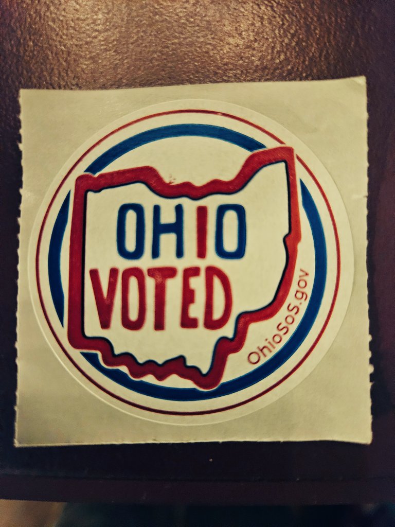 Just voted and feeling hopeful!

#VoteYesOnIssue1  #VoteYesOnIssue2 
#VoteBlue #OhioVote