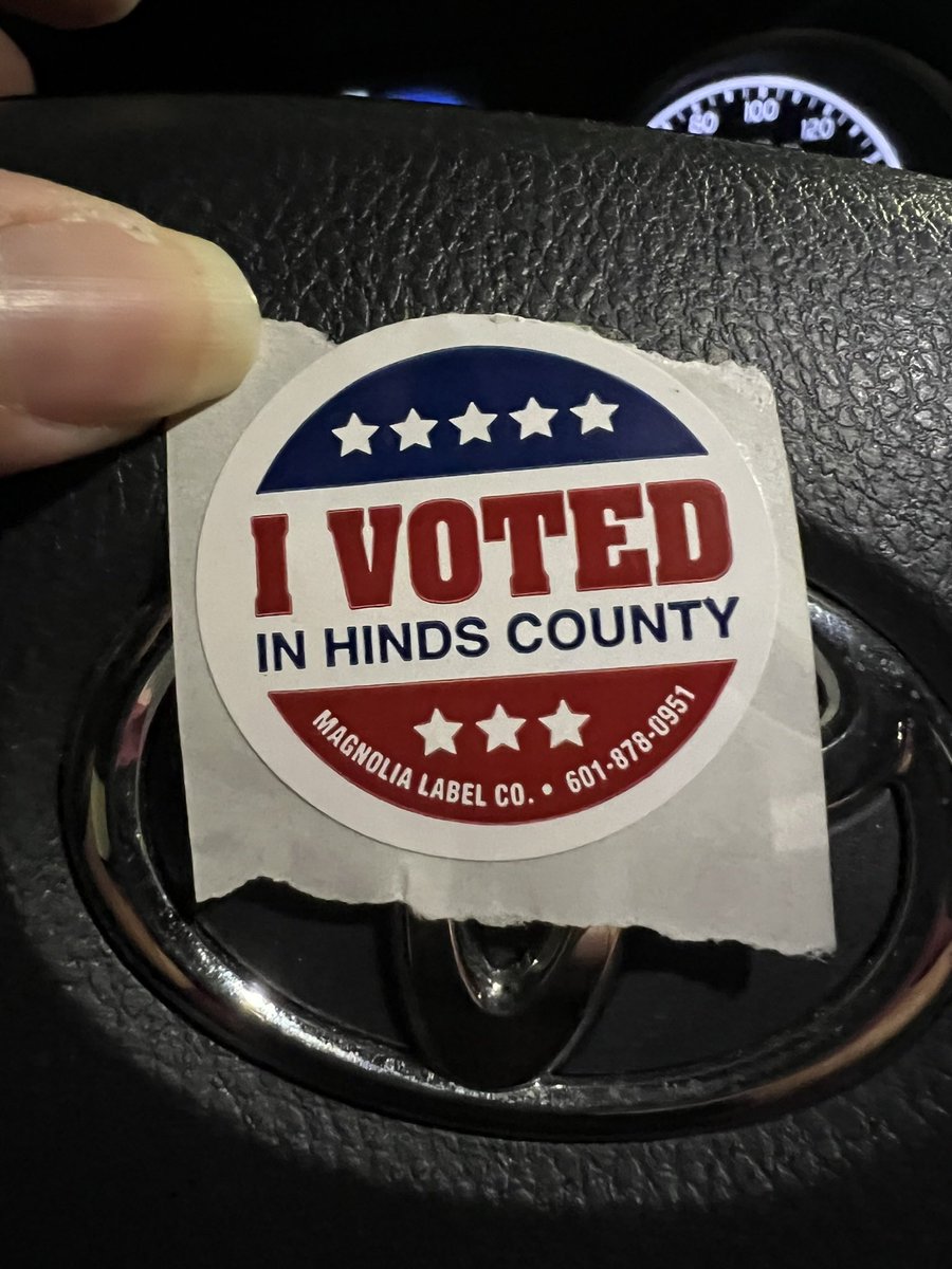 A tradition unlike any other, oh wait…that’s something else. #iVoted #MSGov #msvotes #mspol