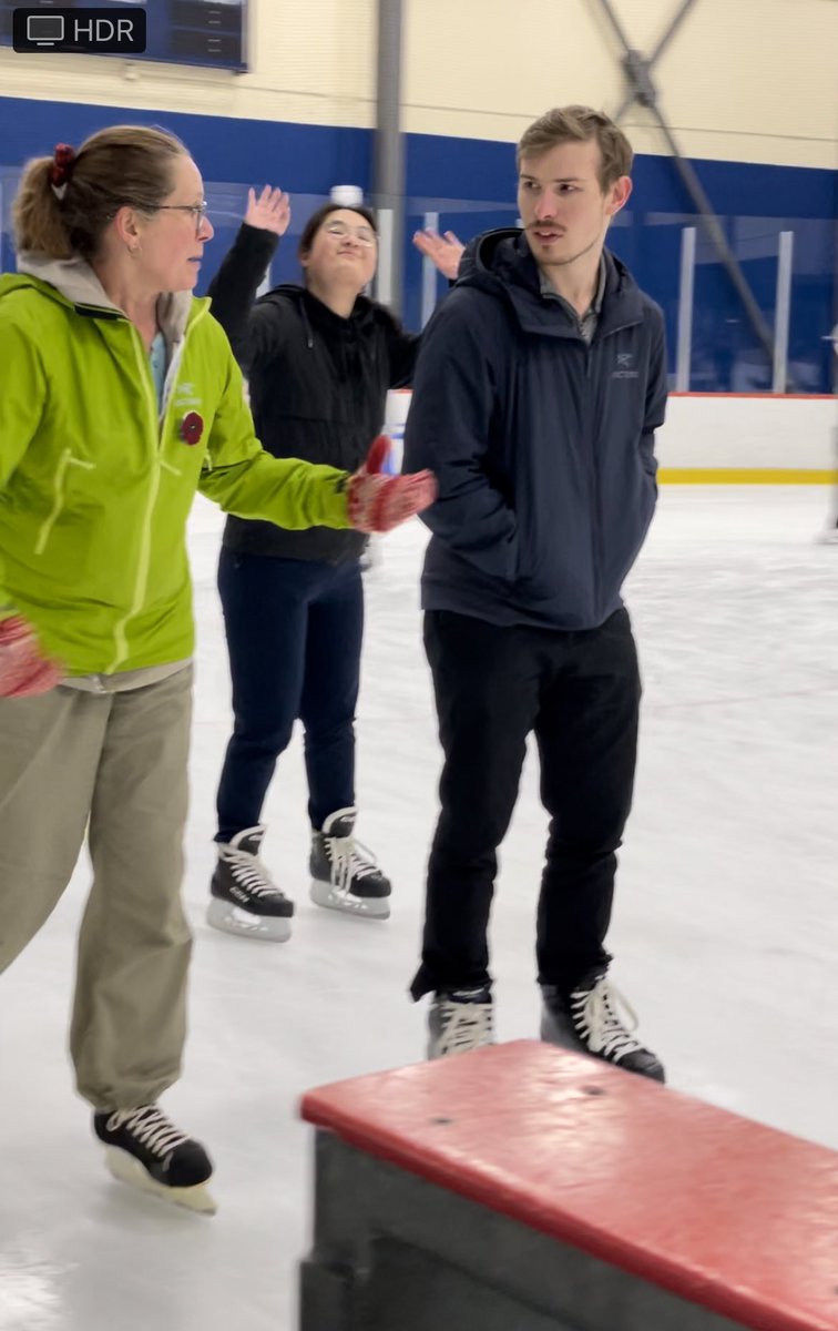 Lab meeting on ice ❤️