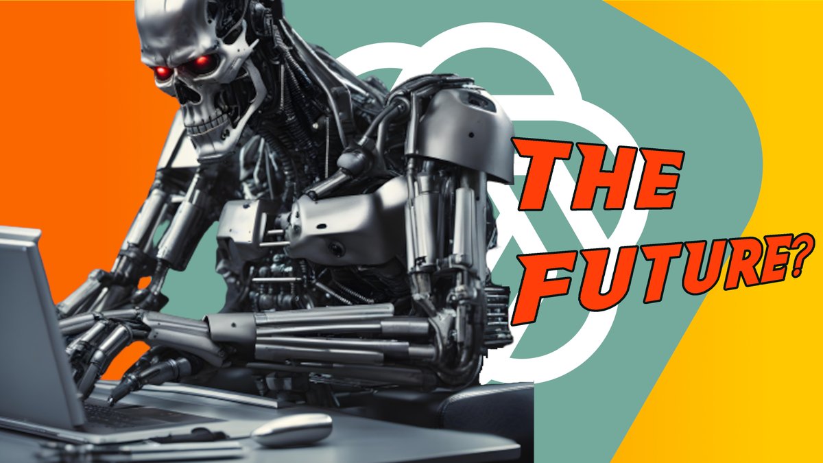 compellingbytes's tweet photo. 🤖 Curious about the potential future impact of AI chatbots like #ChatGPT on information  access? Find out how it's related to the Hollywood writers' strike in  my latest video essay! 📺 
#AI #TechTalk #futurism #technology #OpenAI #BingAi 

https://t.co/DwG2auVKhf https://t.co/ylyt2Lbrj5