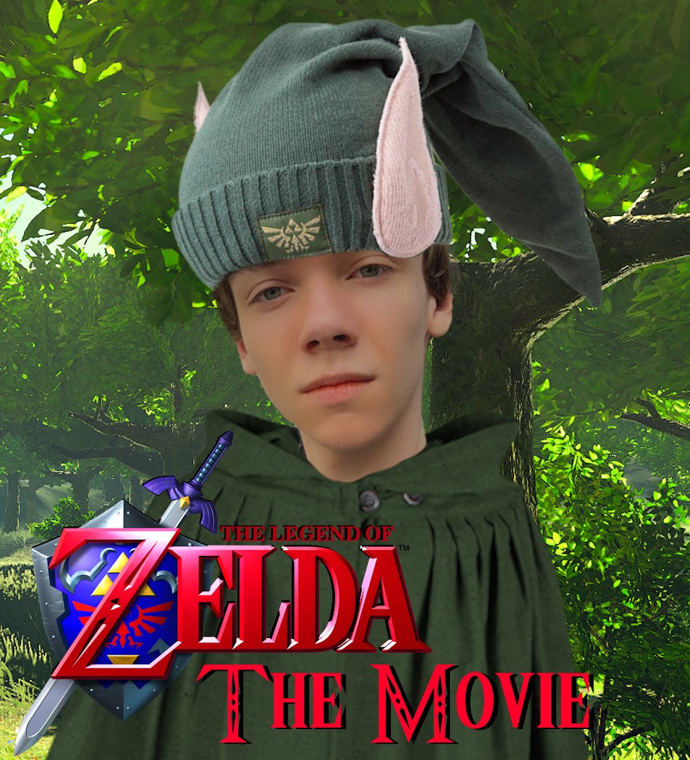 very happy to announce that i will be starring as Link in the upcoming live-action legend of zelda movie!

i hope you look forward to the release. ⚔️🛡️