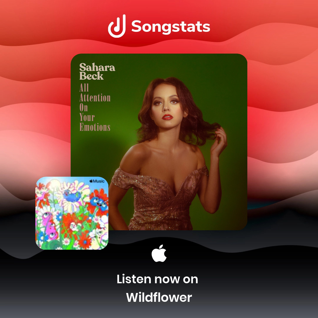 @saharabeck Woohoo!! "Compromise" got added to the editorial playlist 'Wildflower' on Apple Music! Get notified on the Songstats App.