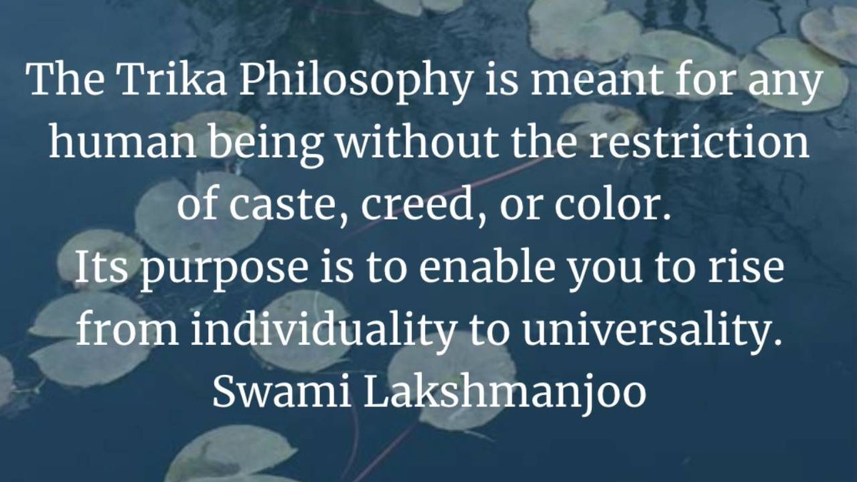 LakshmanjooAcad's tweet photo. The Schools and systems of Kashmir Shaivism https://t.co/ZtdCyHeWx0
#kashmirshaivism #lakshmanjoo #ahimsa #yoga #vegan #peace #love #mindfulness #meditation #compassion #yamas #nonviolence #niyamas #yogastudy https://t.co/E9x0MqR9P6