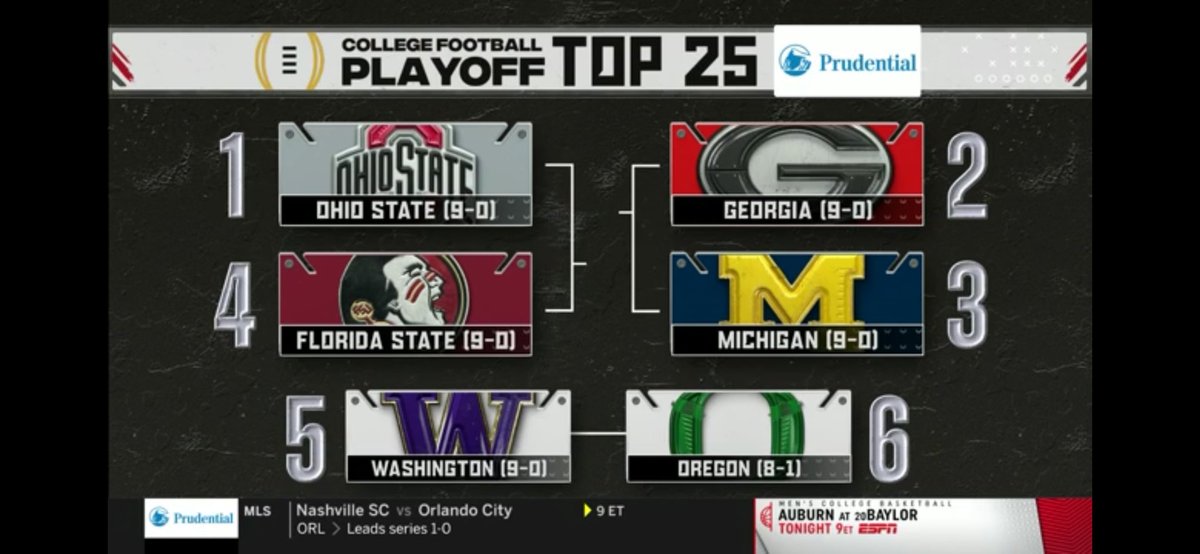 StuntZ94's tweet photo. @OhioStateFB Still firm at #1  ! #CFP https://t.co/Rer0uKKR8w