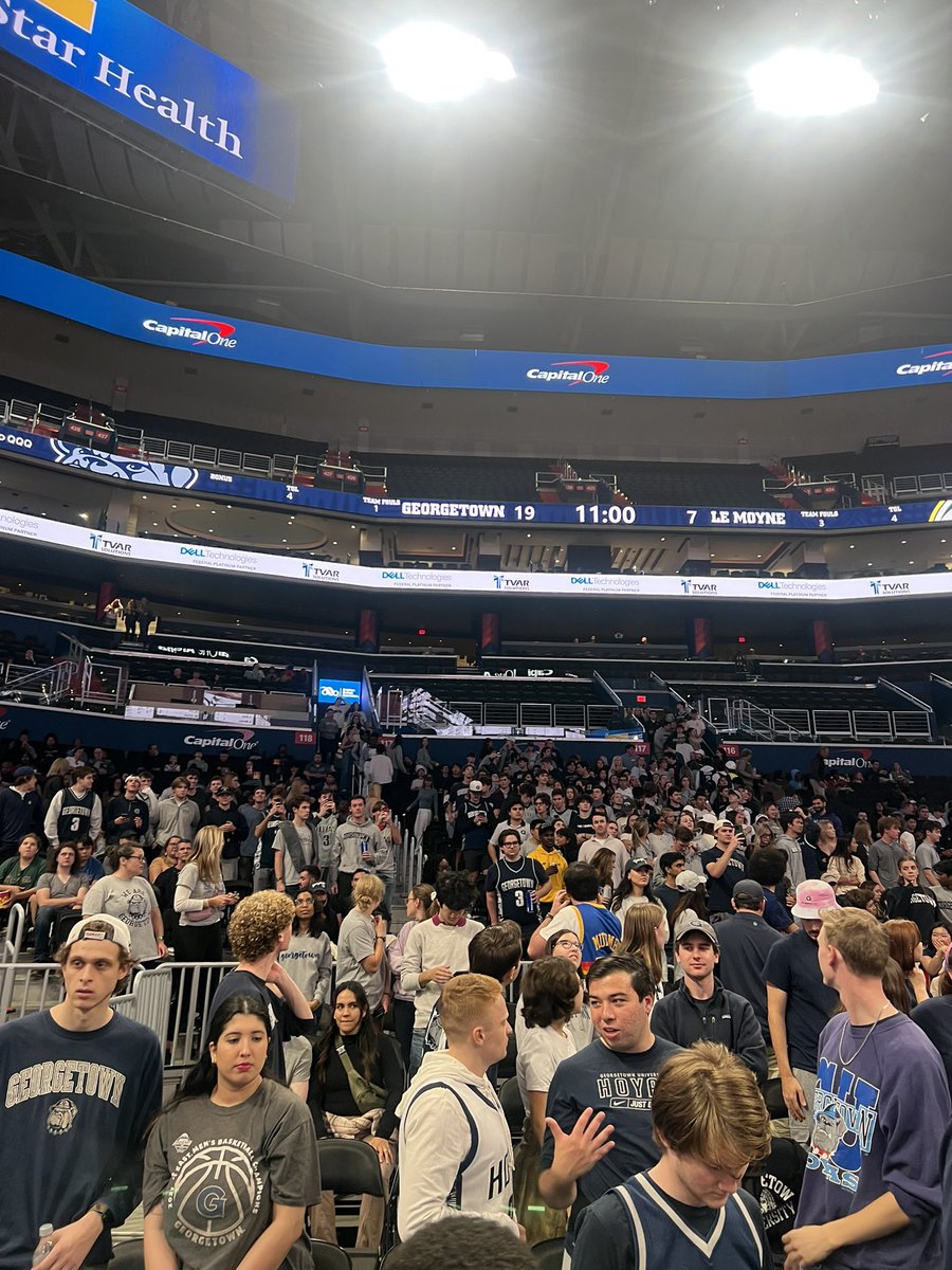 Student section is… full