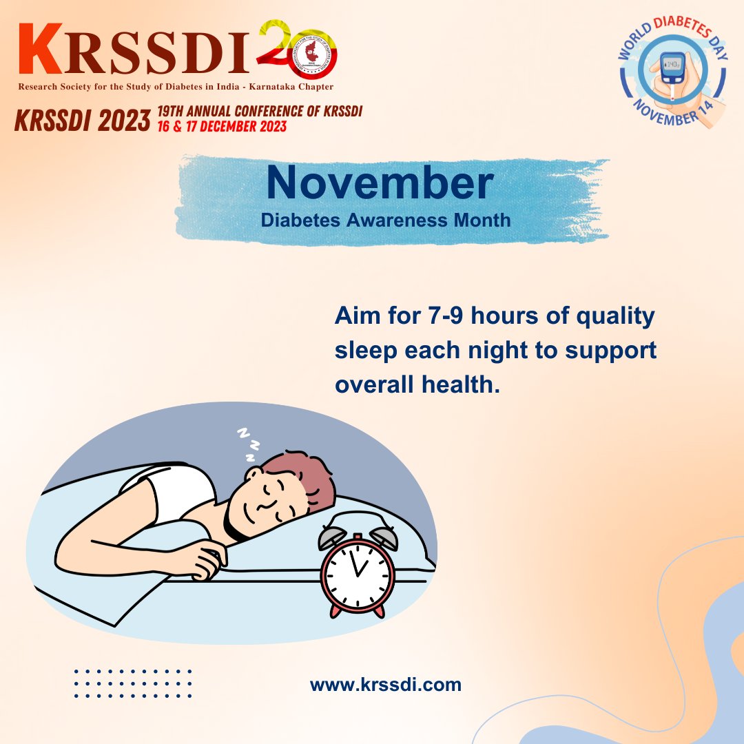 krssdi's tweet photo. Sleep is vital for managing stress and maintaining blood sugar   control. #SleepWell #IndianPatients #HealthAndWellness #DiabetesManagement https://t.co/Zm1uA1M6lX
