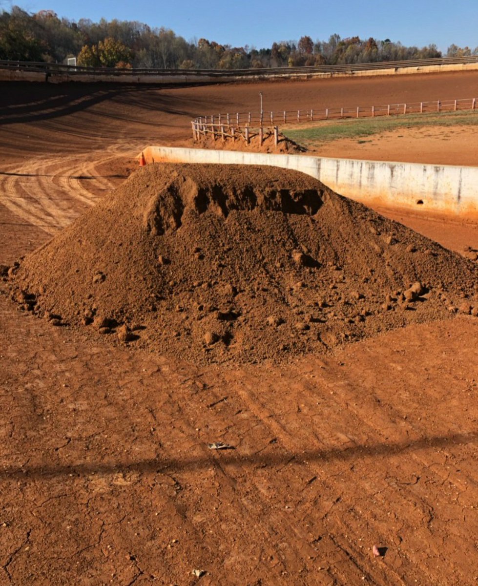 Tazspeedway's tweet photo. Look what we started getting today at The TAZ!
#newclay https://t.co/JsvB6nwYu7