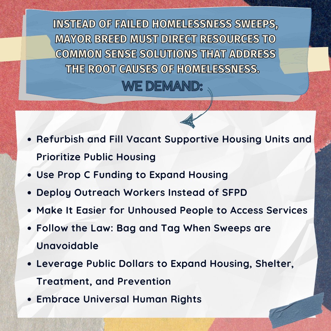 TheCoalitionSF's tweet photo. 🏠📢 Over 40 organizations are joining forces to make a difference! Together, we've signed a community letter urging the mayor to take action on the #HomelessnessCrisis in San Francisco. Let's work together for a brighter future. 💙 #EndHomelessnessSF #CommunityUnity #StopSweeps https://t.co/PWL2YEXuIB