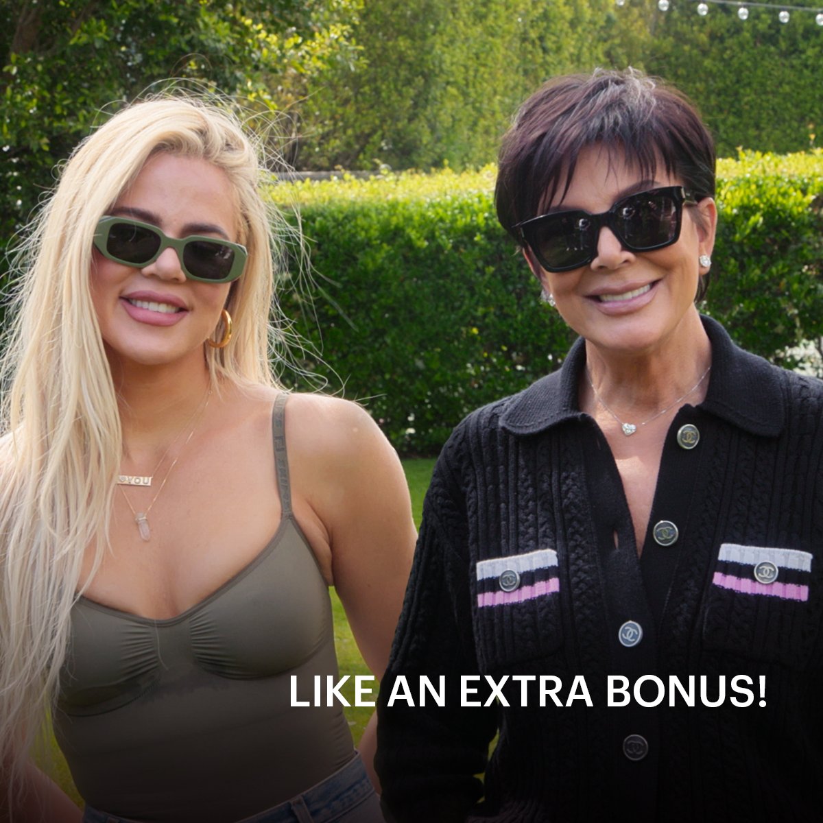 these two. 🤍 get caught up on #TheKardashians before a new episode airs this thursday on @hulu.