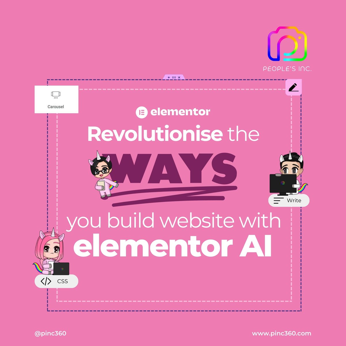Subscribe to Unify and transform web design with #ElementorAI! 🚀✨ Get AI-generated content, custom coding, and creative tools at your fingertips. Plus, a free website setup!👩‍💻 Sign up here: pinc360.com/unify/offer #WebsiteRevolution #PINC360 #UnifySubscription